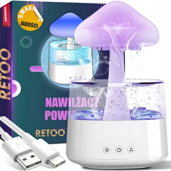 Zvlhčovač vzduchu Zvlhčovač Vzduchu vzduchu Retoo bílý difuzér pro aromaterapii 10 W 35 dB