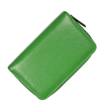 Peněženka NovaKabelka.cz Dámská kožená peněženka WB009 Verde Scura