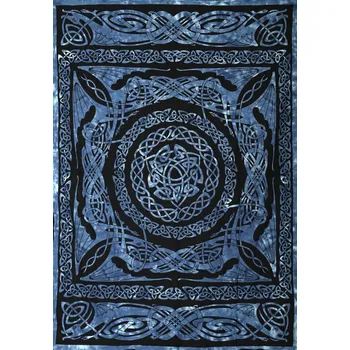 Přehoz na lůžko Mandala malá Celtic modrá