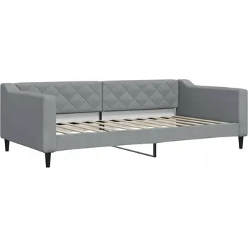 Pohovka Světle šedá rozkládací pohovka 223 x 110 x 67 cm