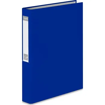 KANCELÁŘSKÝ POŘADAČ A4 40 MM 2 KROUŽKY MODRÝ ÚZKÝ KOVÁNÍ PAPÍROVÝ VAUPE