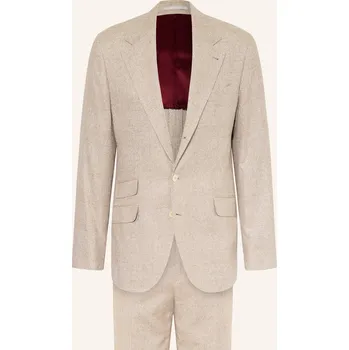 Pánský oblek Brunello Cucinelli Pánský Oblek Slim Fit, béžová, 50