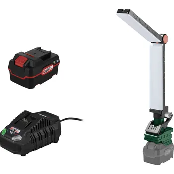 Svítilna PARKSIDE® Aku LED svítidlo s klipem PLKLA 20-Li A1, 4 Ah
