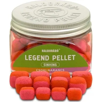 Nástraha Haldorádó Pelety Legend Pellet Sinking 70g 8/12/16mm Čokoládový pomeranč