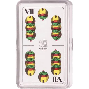 Pexeso karty Mariáš dvouhlavé káro plast.krab. 474100