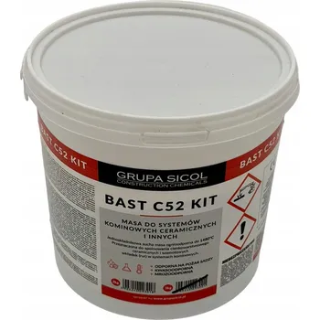 Komín Lepidlo na keramické trubky Bast 2 kg tmel komín vložka kamenina keramika