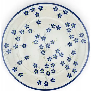 Talíř Mělký jídelní talíř Zakłady Ceramiczne "Bolesławiec" 24 cm