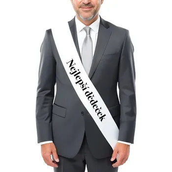 Party dekorace Šerpa Nejlepší dědeček Černá