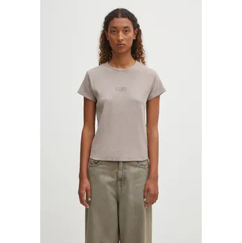 Pánské tričko Tričko s příměsí vlny MM6 Maison Margiela S52GC0357.M20122.809 béžová 80X, vel. S