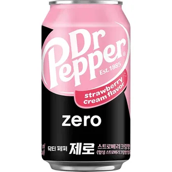 Limonáda Dr Pepper Strawberry Cream Zero 355ml KR