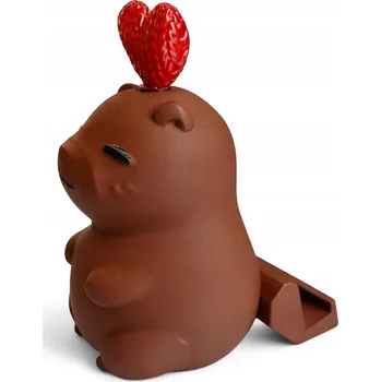 Stojan Držák Podstavec na telefon tablet VALENTÝN KAPYBARA se srdcem