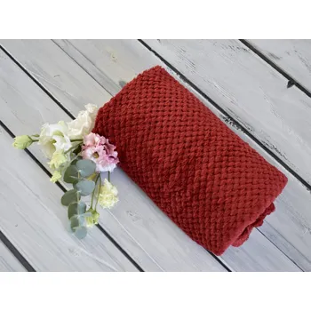 plenkový dort Soft Touch Deka pro miminko vínová 822