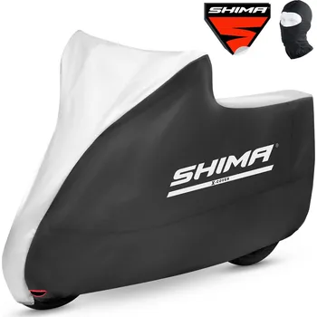 Moto bunda Obal / Plachta na motorku Shima X-Cover Černá S