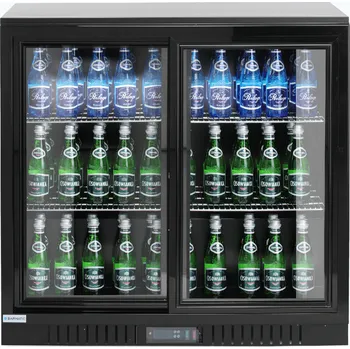 Vinotéka Barová podpultová lednice | Barmatic Candour | dvoudveřová – 188 l – černá