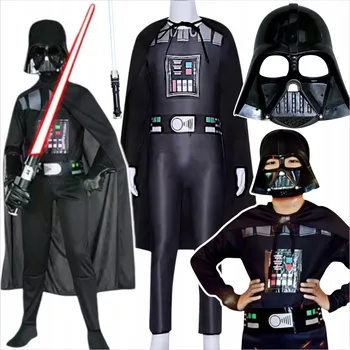 Karnevalový kostým KOSTÝM DARTH VADER STAR WARS MASKA MEČ SVĚTELNÝ HVĚZDNÉ VÁLKY