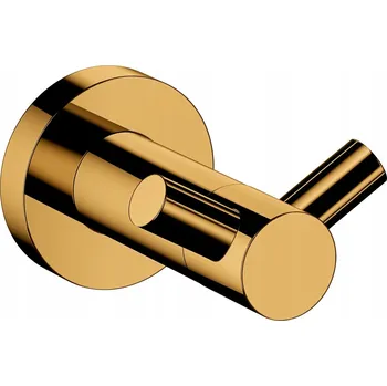 Věšák Dvojitý háček, věšák, zlatý lesk, mosazný OMNIRES