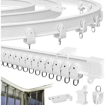 GARNÝŽ FLEXIBILNÍ ZÁCLONOVÁ LIŠTA NA STROP NEBO STĚNU, OHÝBATELNÁ