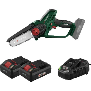 Motorová pila PARKSIDE® Aku řetězová pila PAGHS C3, 2x Smart 4 Ah