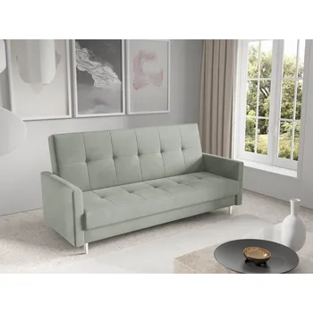 Pohovka Rozkládací pohovka Laxe - světle zelená Barva nožiček: Buk přírodní