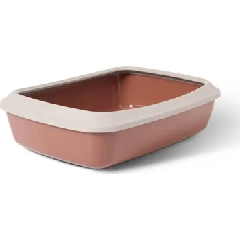 Toaleta pro kočku Savic toaleta pro kočky s IRIZ toskánská červená 42x31x12cm