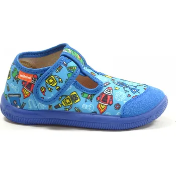 Dětská sálová obuv V+J OBUV s.r.o. V+J OBUV Milami 226 MAA96-06A L.BLUE dětská přezůvková obuv Velikost: 27