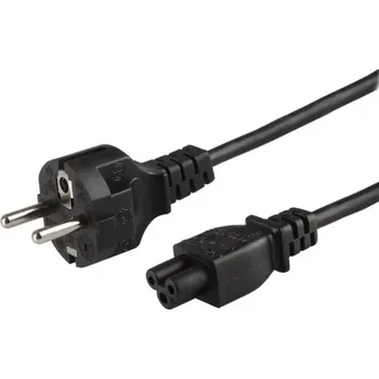 Napájecí kabel Napájecí kabel koncovka trojlístek IEC C5 1,8 m – balení 10 ks CL-81