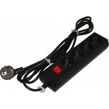 Napájecí kabel Prodlužovací Kabel DPM 3 m, 4 ks černá