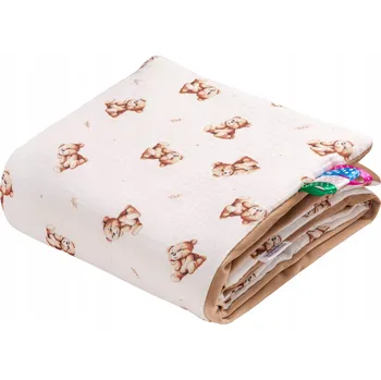 Dětská deka Dětská deka Jukki 55 x 75 cm hnědá Baby Bear a Toffee Soft Velvet