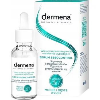 Vlasová regenerace Sérum na vlasy dermena regulující tvorbu kožního mazu 50 ml