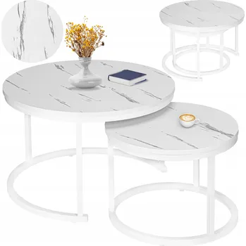 Konferenční stolek Konferenční stolek Gockowiak oválný 5 x 5 x 5 cm buk