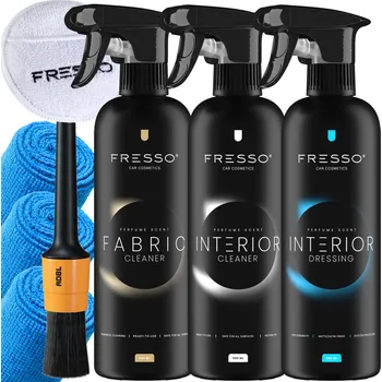 Čistič plastových dílů Fresso Sada pro péči o interiér 500 ml - na palubní desku + čalounění
