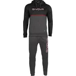 Sportovní souprava Givova Italia Nero-Grigio-Black-Dgrey L