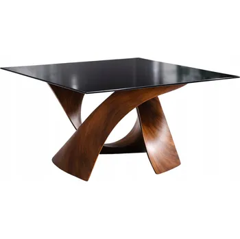 Konferenční stolek Stolek Irwar obdélníkový 50 x 40 x 0,6 cm černý