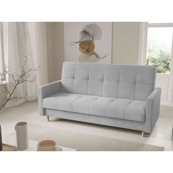 Pohovka Rozkládací pohovka Telde - šedá Barva nožiček: Buk přírodní