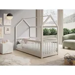 Domečková postel 90x200 cm cm - Graja Barva: Bílá