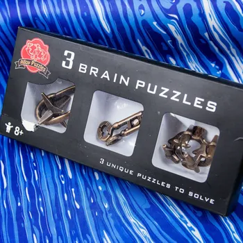 Hlavolam Sada 3 hlavolamů (Alloy Puzzles) - různé obtížnosti