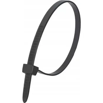 Stahovací páska Stahovací pásky DEDRA, STAHOVACÍ PÁSKY černé, pevné nylon 25 ks, 3,6x140 mm