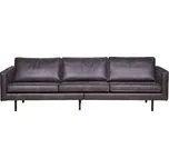 Černá pohovka z imitace kůže 277 cm Rodeo – WOOOD ID_769096