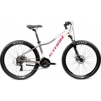 Horské kolo Horské kolo MTB Storm Shark 27,5 1.0 Lady, rám 13 palců, kola 27,5", růžové