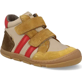 Dívčí zimní obuv Barefoot dětské zimní boty Koel - Kali Leather Tex Taupe širší hnědé Velikost: 30