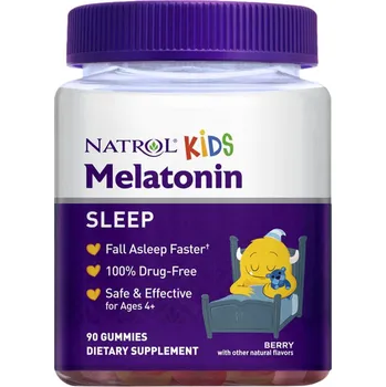 Fitness strava Natrol Dětský Kids Melatonin Berry Gummies 90 gummies Příchuť: bobule