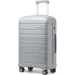 Konofactory Stříbrný prémiový cestovní kufr Lines - vel. M