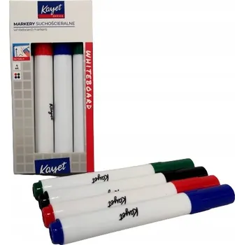 Popisovač na bílou tabuli, vícebarevný Kayet, 4 ks