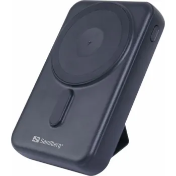 Powerbanka Sandberg Mag bezdrátová powerbanka 10000mAh (37 Wh), černá