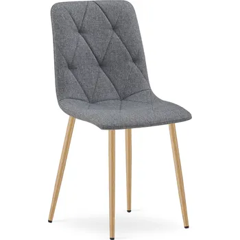 Jídelní židle Jídelní židle LIBRA - tmavě šedá s kovovým nohama buk Počet židlí: 1ks