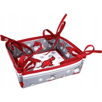 chlebník KOŠÍK NA PEČIVO CHLÉB VÁNOČNÍ MALÝ CARMANI