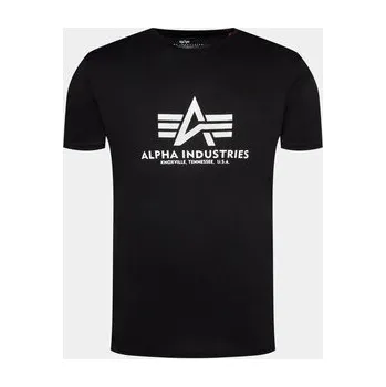 Pánské tričko Alpha Industries Souprava triček Basic 106524 Černá Regular Fit S