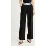 Kalhoty s příměsí vlny Karl Lagerfeld BW ESSENTIAL