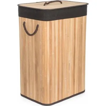 Koš na prádlo Volně stojící koš na prádlo G21 72 l, hnědý/černý