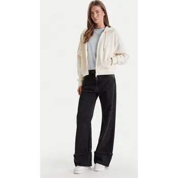 Pánská mikina Calvin Klein Jeans Mikina Monogram LV047F208G Béžová Relaxed Fit S